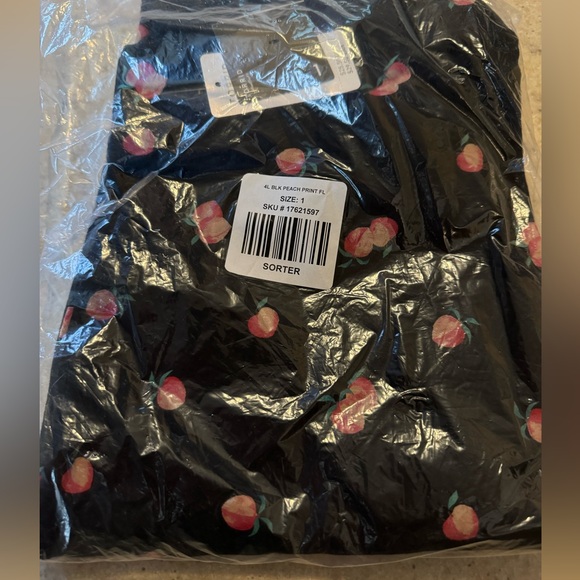 Full Length Signature Waist Premium Legging Peach Print - Picture 2 of 4